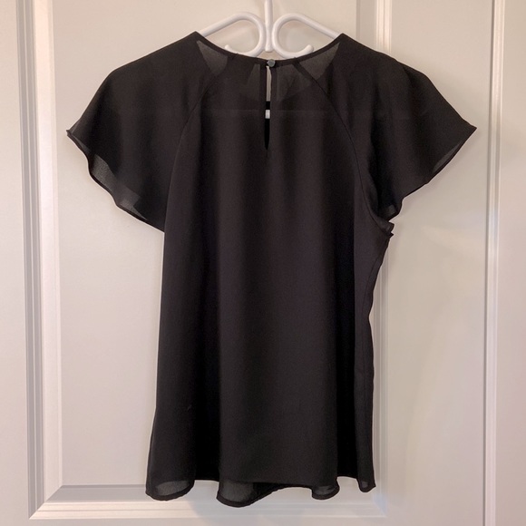 Petite Worthington Flutter Sleeve Blouse - Picture 2 of 5